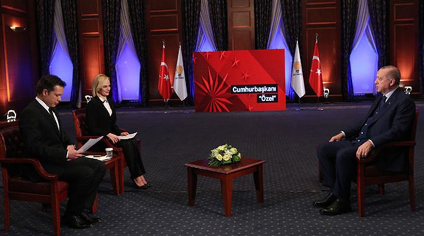 Cumhurbaşkanı Erdoğan'dan canlı yayında anket açıklaması: Ciddi manada manipülasyon var