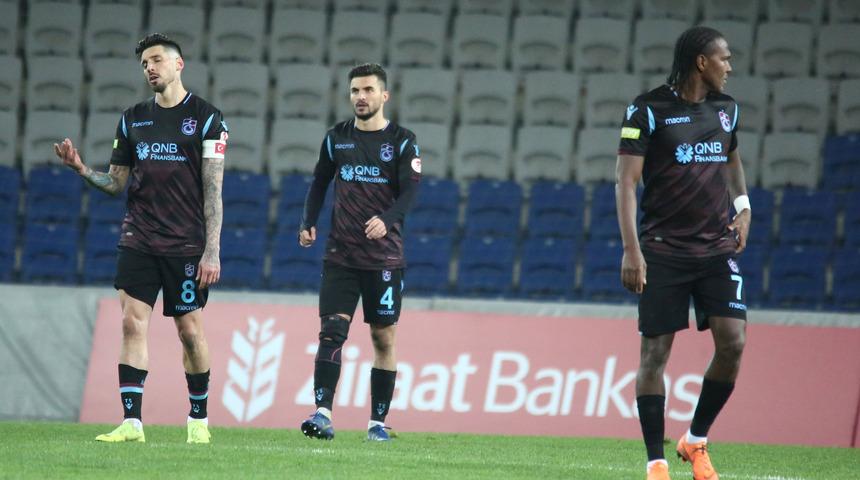 Ziraat Türkiye Kupası'ndan elenen Trabzonspor hayal kırıklığı yaşıyor