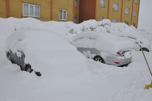 Van ve Bitlis'te 338 yerleşim biriminin yolu kardan kapandı