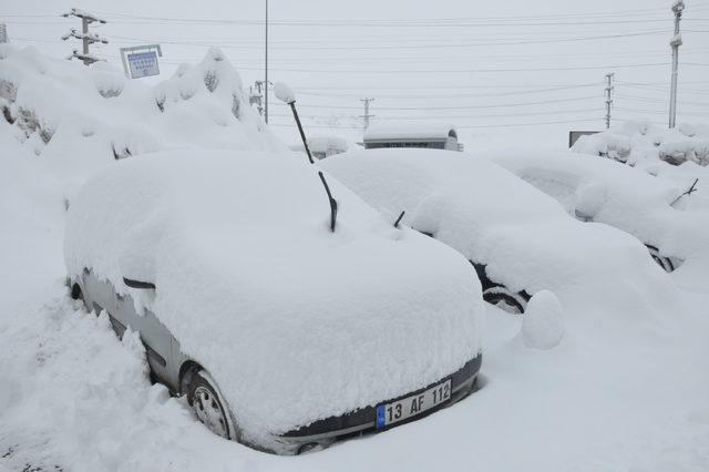 Van ve Bitlis'te 338 yerleşim biriminin yolu kardan kapandı