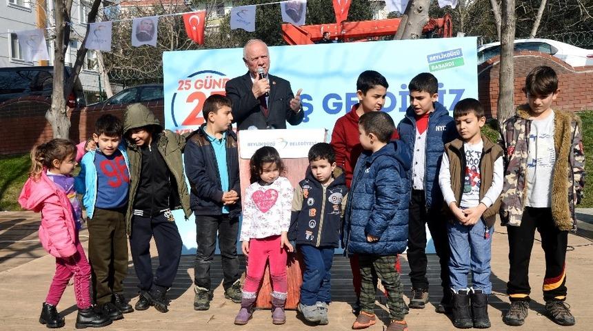 Beylikdüzü’nde Sabiha Gökçen Parkı hizmete açıldı