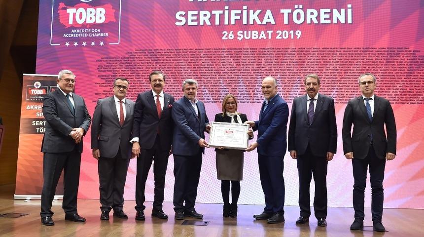 Konya Sanayi Odası, hizmet kalitesini tescilledi
