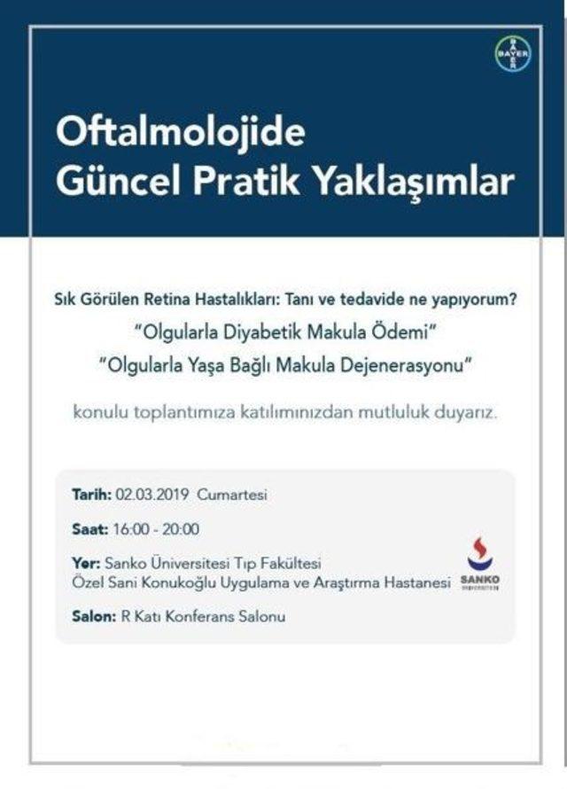 SANKO Üniversitesi Tıp Fakültesinden bilimsel etkinlik