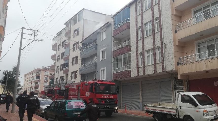 Baca yangını korkuttu