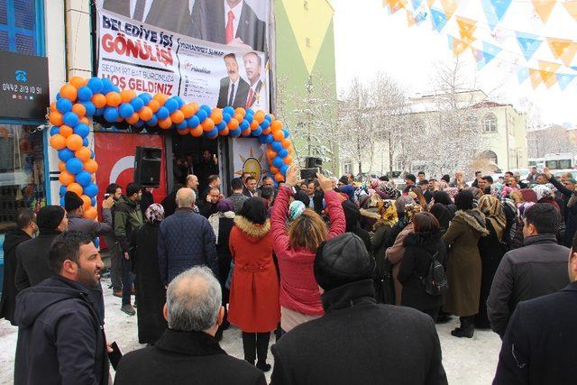 AK Parti Palandöken Seçim Koordinasyon Merkezi açıldı