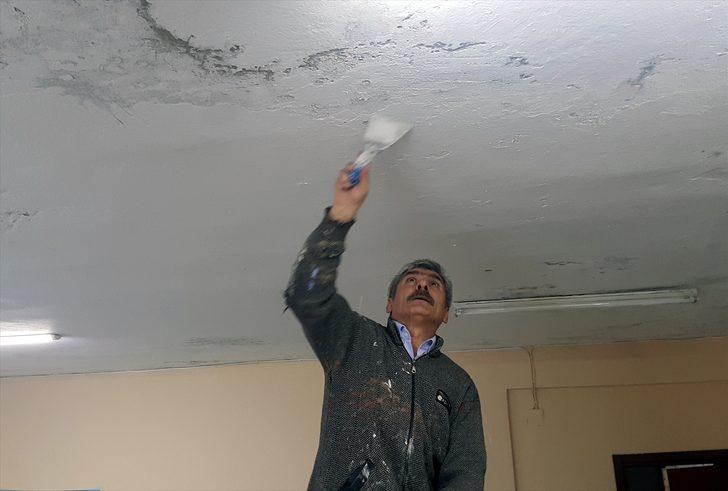 'Devlete fazla yük olmasın' diye okulu kendileri onardılar  G2