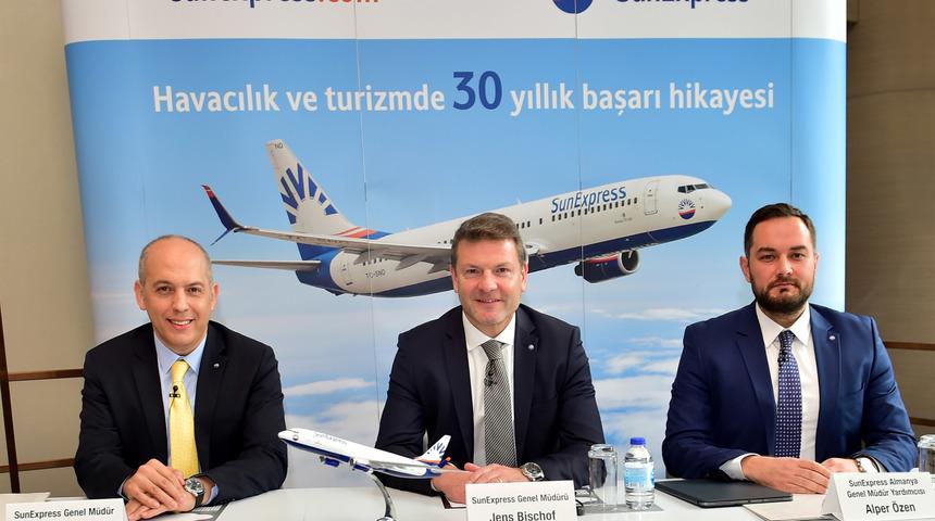 SunExpress Havayolları'ndan 2018'de rekor büyüme
