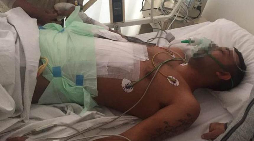 Dansöze para takan kocasını görünce dehşet saçtı! 