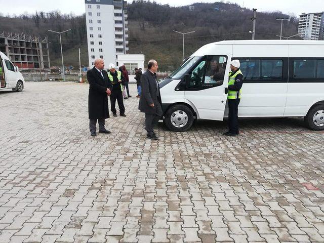 Fatsa’da öğrenci servisleri denetlendi