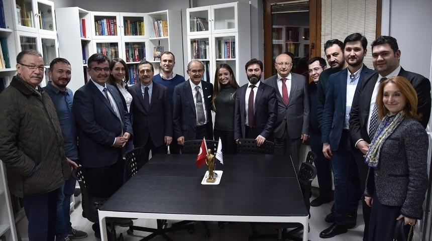 Başkan Ata&ccedil; Makina Ve İnşaat M&uuml;hendisleri Odalarına ziyaret