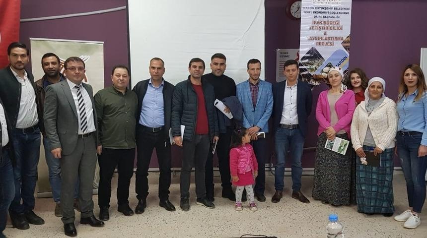 Mardin’de ipek böcekçiliği gelişiyor