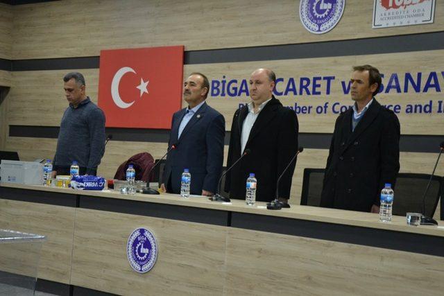 Biga Kırmızı Et Üreticileri Birliği Başkanlığına Erdal Ceylan seçildi