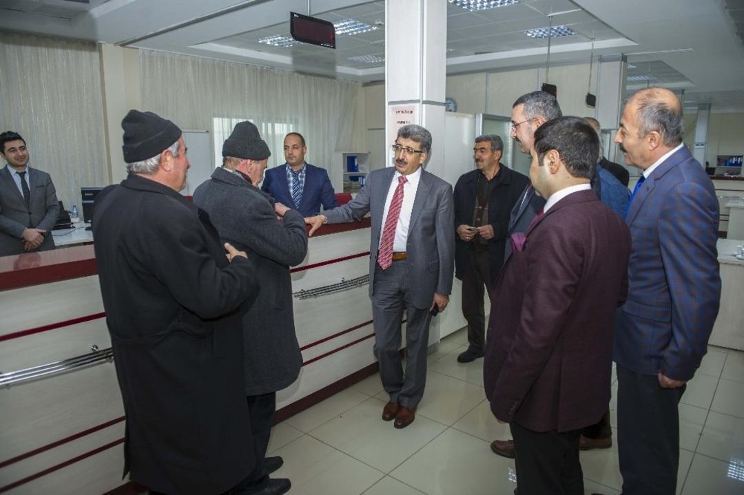 Vali Bilmez&rsquo;den kurum ziyaretleri