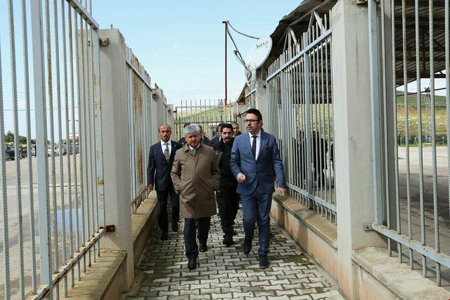 Hatay Valisi Doğan gümrük kapılarını inceledi