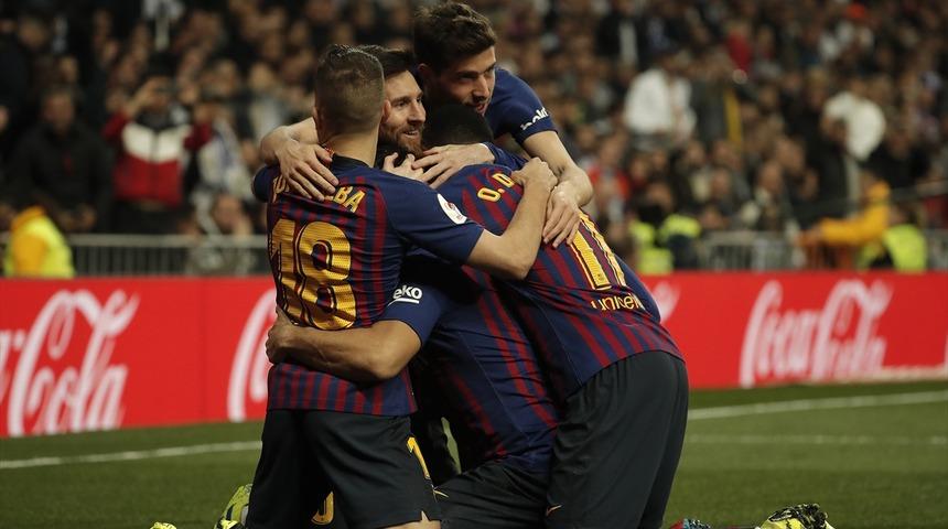 Kral Kupası'nda ilk yarı finalist Real Madrid'i eleyen Barcelona