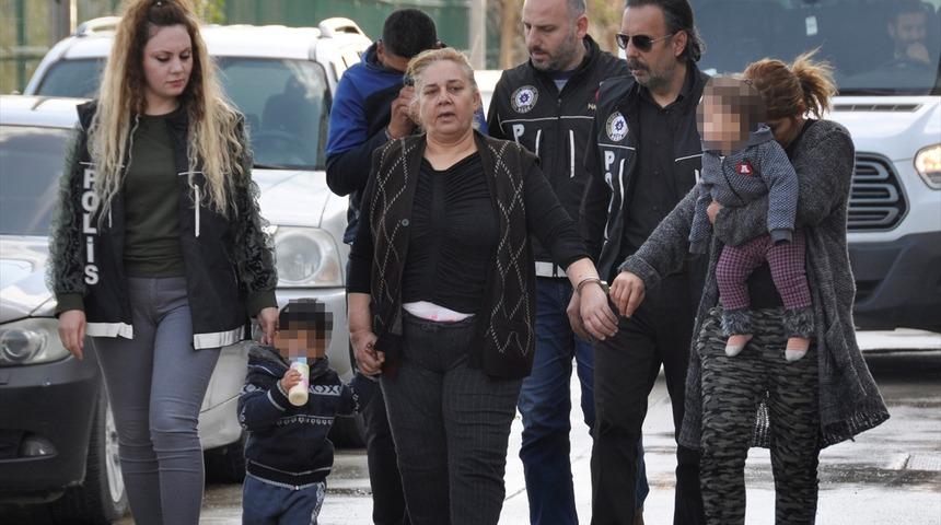 Gelin-kaynana "uyuşturucu ticaretinden" tutuklandı