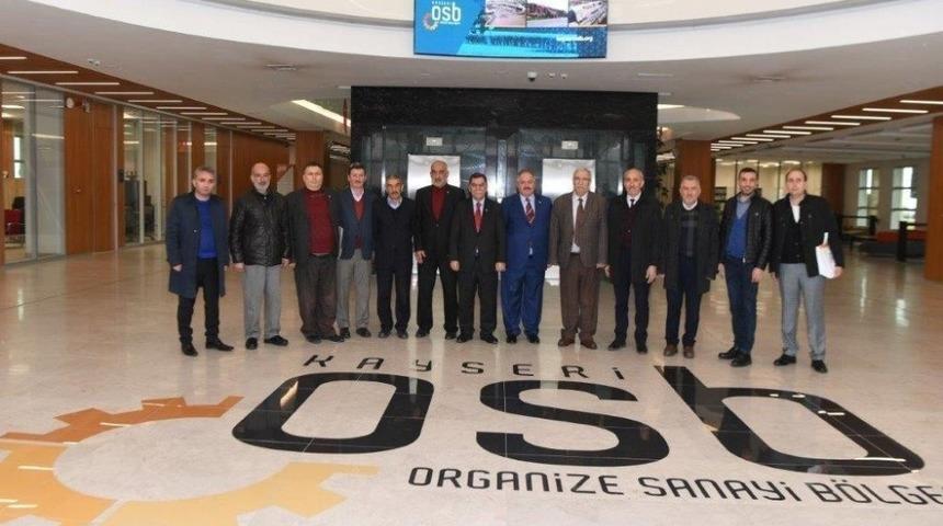 Kayseri Esnaf Oda Başkanlarından Kayseri OSB’ye Ziyaret