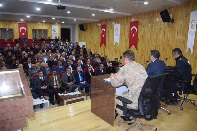 Kozluk İlçesinde seçim güvenlik toplantısı yapıldı