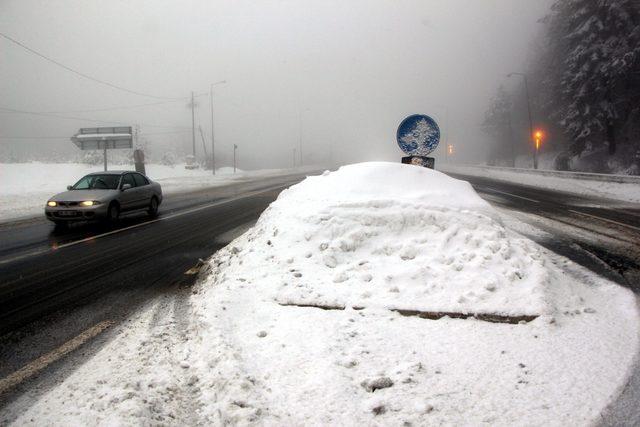 Bolu Dağı, Düzce tarafından TIR'lara kapatıldı