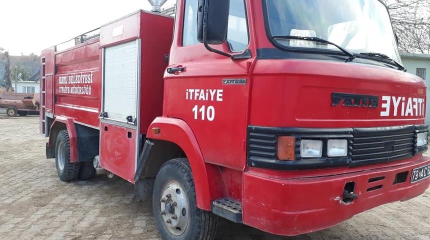 Elbeyli&rsquo;ye itfaiye aracı