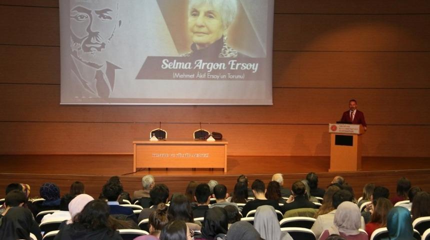 Milli Şair Mehmet Akif Ersoy&rsquo;un Torunu NEV&Uuml;&rsquo;l&uuml; gen&ccedil;lere Ersoy&rsquo;u anlattı