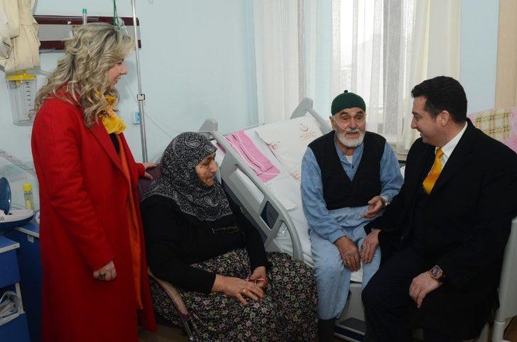 Başkan Bakıcıdan hastalara moral ziyareti G5