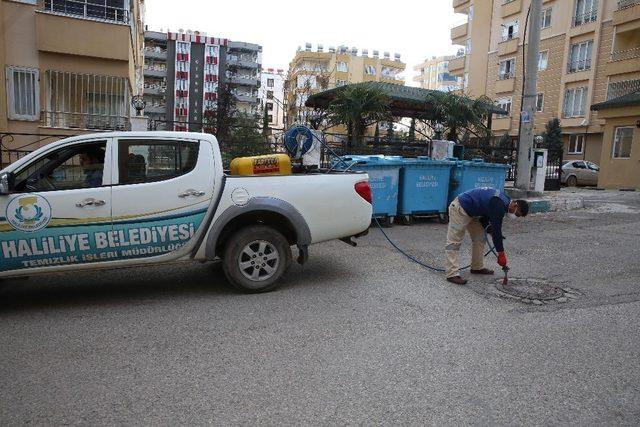 Haliliye Belediyesi kışlak mücadelesini devam ettiriyor