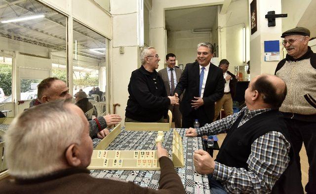 Uysal, taksici esnafıyla buluştu