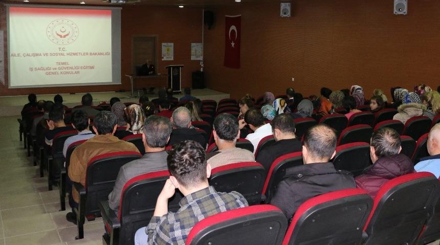 Elazığ&rsquo;da "İş Sağlığı ve G&uuml;venliği" semineri
