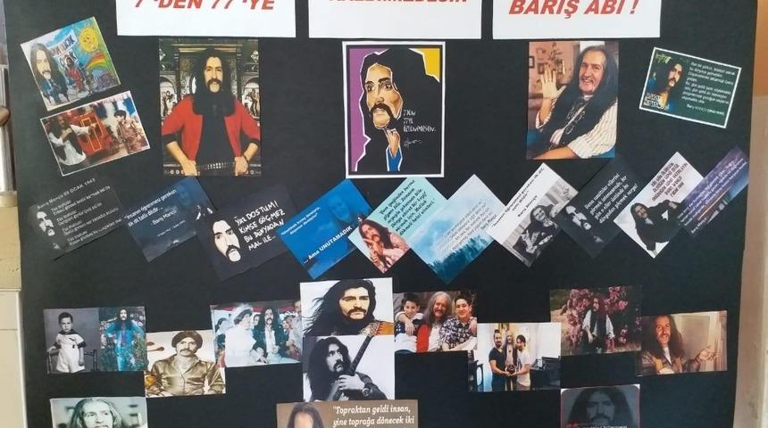 &Ouml;ğrenciler Barış Man&ccedil;o&rsquo;yu unutmadı