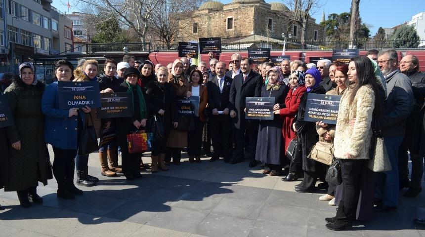28 Şubat&rsquo;ın yıld&ouml;n&uuml;m&uuml;nde Tekirdağ&rsquo;da basın a&ccedil;ıklaması d&uuml;zenlendi