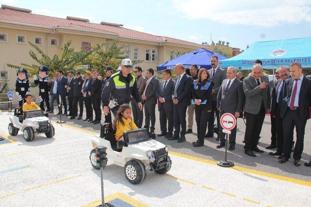 Mersin Emniyetinden çocuklar için Trafik Eğitim Parkı