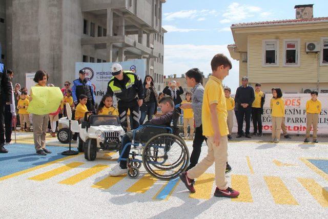 Mersin Emniyetinden çocuklar için Trafik Eğitim Parkı