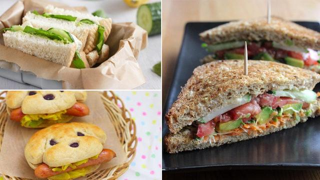 İki dilim ekmek arasına sıkışmış 8 enfes atıştırmalık