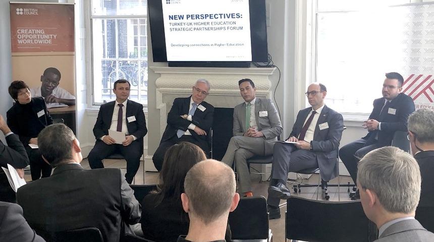 T&uuml;rkiye-Birleşik Krallık Y&uuml;ksek&ouml;ğretim Stratejik Ortaklıklar Forumu, ER&Uuml; Rekt&ouml;r&uuml;n&uuml;n de Katılımı ile Londra&rsquo;da D&uuml;zenlendi