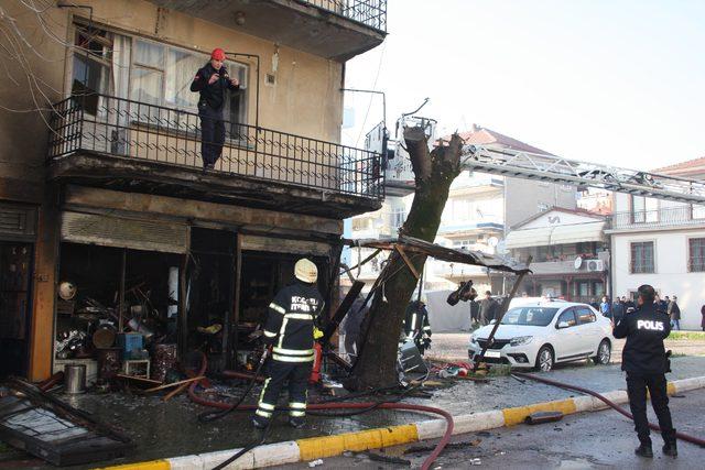 Nalbur yangında k&uuml;l oldu 4