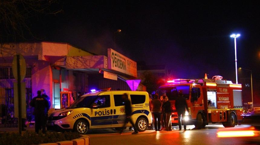 Markette korku dolu anlar yaşandı