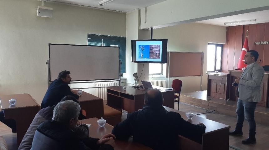 Belediye personeline iş g&uuml;venliği eğitimi verildi