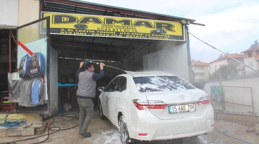 Kış aylarında oto yıkama sekt&ouml;r&uuml; durgun