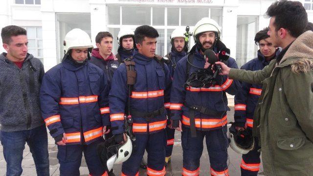 Turgut Özal Üniversitesi’nde yangın tatbikatı