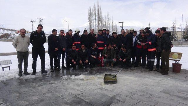 Turgut Özal Üniversitesi’nde yangın tatbikatı