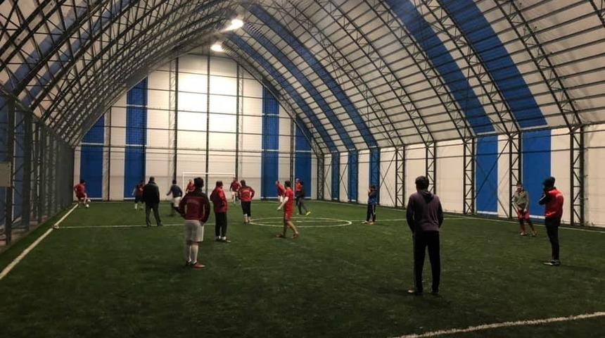 Vezirhan Spor idmanlarına devam ediyor