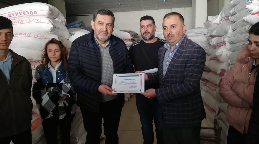 Rekortmene öğrencilerden ödül