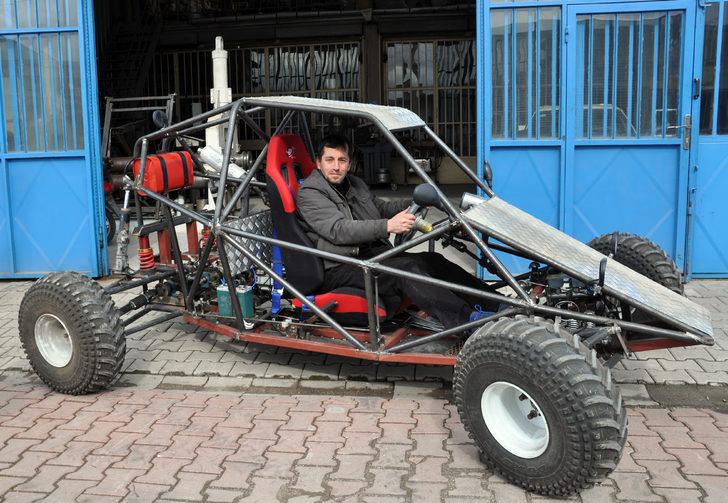Hurdalardan arazi aracı yaptı! G1