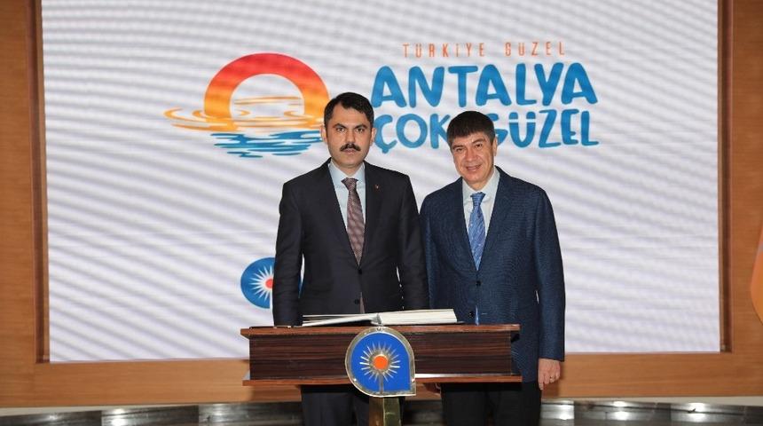 Bakanı Kurum, Kırcami ve Kepez-Santral&rsquo;de tapu dağıtacak