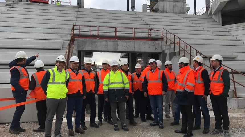 Göztepe Stadı'na önemli ziyaret