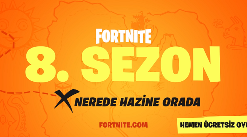 Fortnite&rsquo;ın Korsan Temalı 8. Sezonu Başladı!