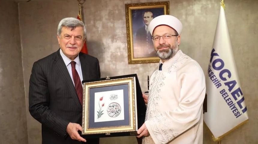 Diyanet İşleri Başkanı Prof. Dr Ali Erbaş&rsquo;tan Kocaeli B&uuml;y&uuml;kşehire ziyaret