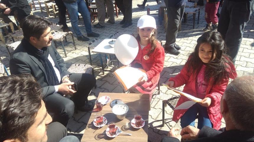 Sason&rsquo;da &ouml;ğrenciler tarafından sigaranın zararları anlatıldı