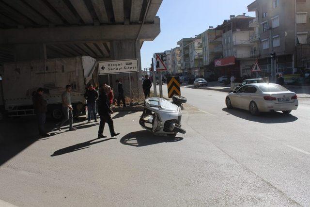 Bucak’ta trafik kazası: 1 yaralı